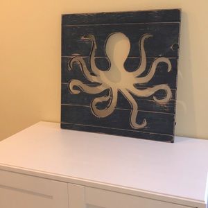 Octopus / Ocean Themed Wall Decor EUC